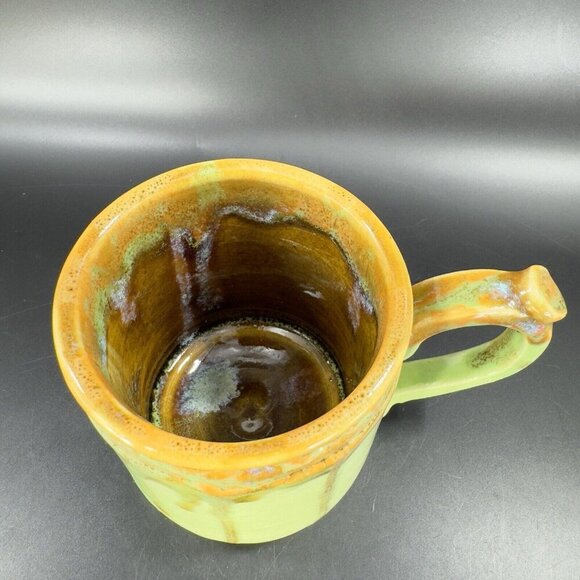 Hand Made Pottery Coffee Mug Cup Keep On Truckin Hard Working Student Mug Cup - Picture 15 of 15
